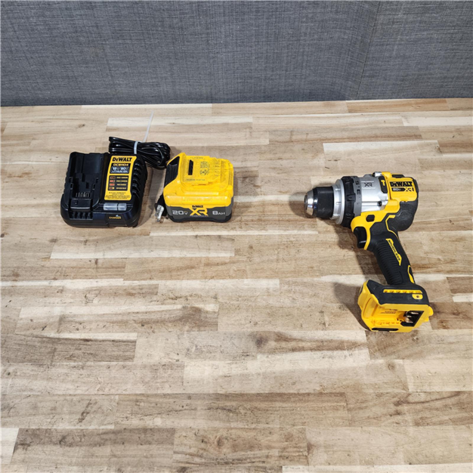 HOUSTON LOCATION - AS-IS DeWalt 20V MAX XR 1/2 in. Brushless Cordless Hammer Drill Kit (Battery & Charger)
