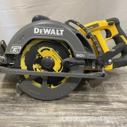AS-IS DEWALT FLEXVOLT 60V MAX Cordless Brushless 7-1/4 in. Wormdrive Style Circular Saw (Tool Only)