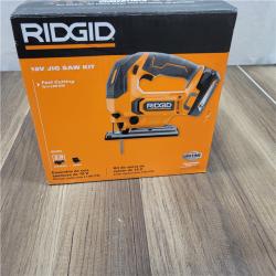 RIDGID LIKE NEW! 18V Cordless Jig Saw Kit with 2.0 Ah Lithium-Ion Battery and Charger