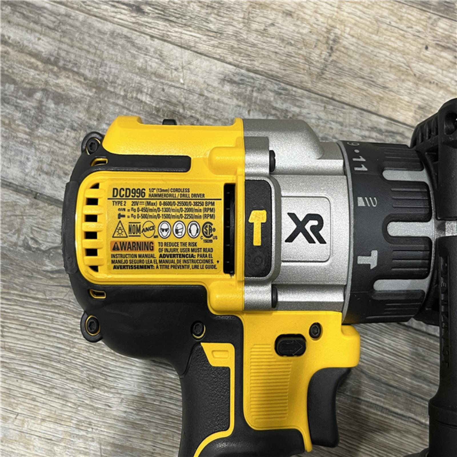 AS-IS DEWALT 20V MAX XR Cordless Brushless 3-Speed 1/2 in. Hammer Drill (Tool Only)