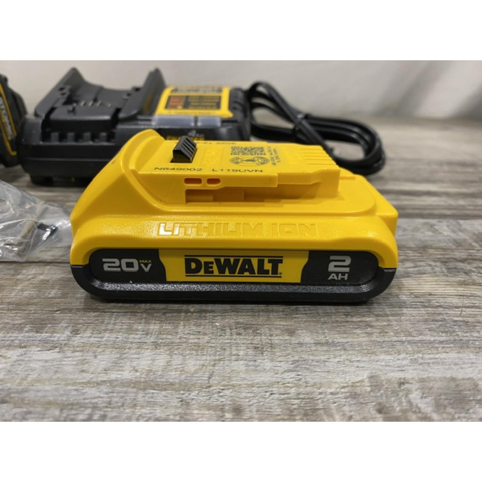 AS-IS DEWALT Atomic 20V Lithium-Ion Cordless Compact 1/2 in. Drill/Driver Kit