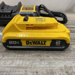 AS-IS DEWALT Atomic 20V Lithium-Ion Cordless Compact 1/2 in. Drill/Driver Kit