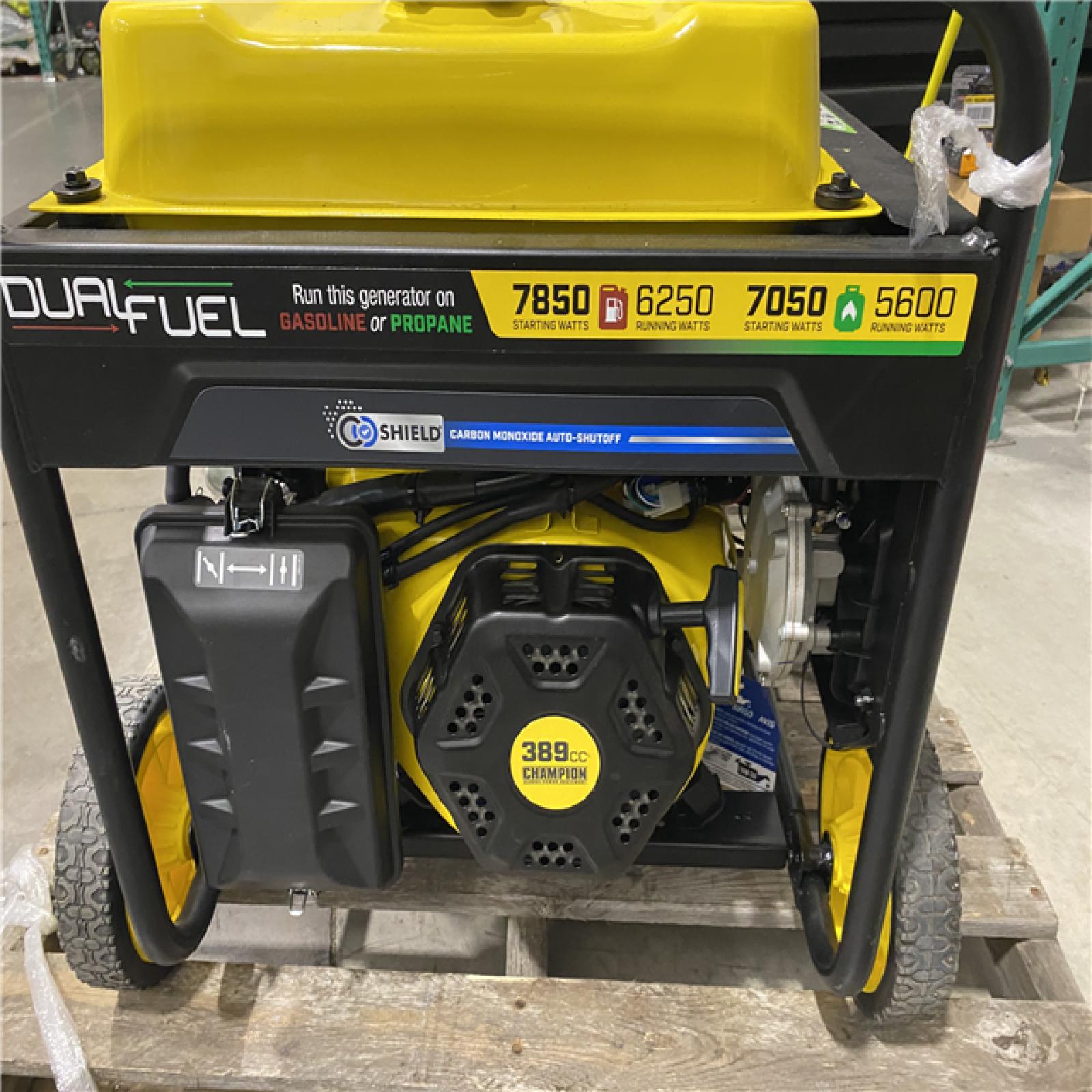 Dallas Location - As-Is Champion Power Equipment 7850/6250-Watt Gasoline aPortable Generator