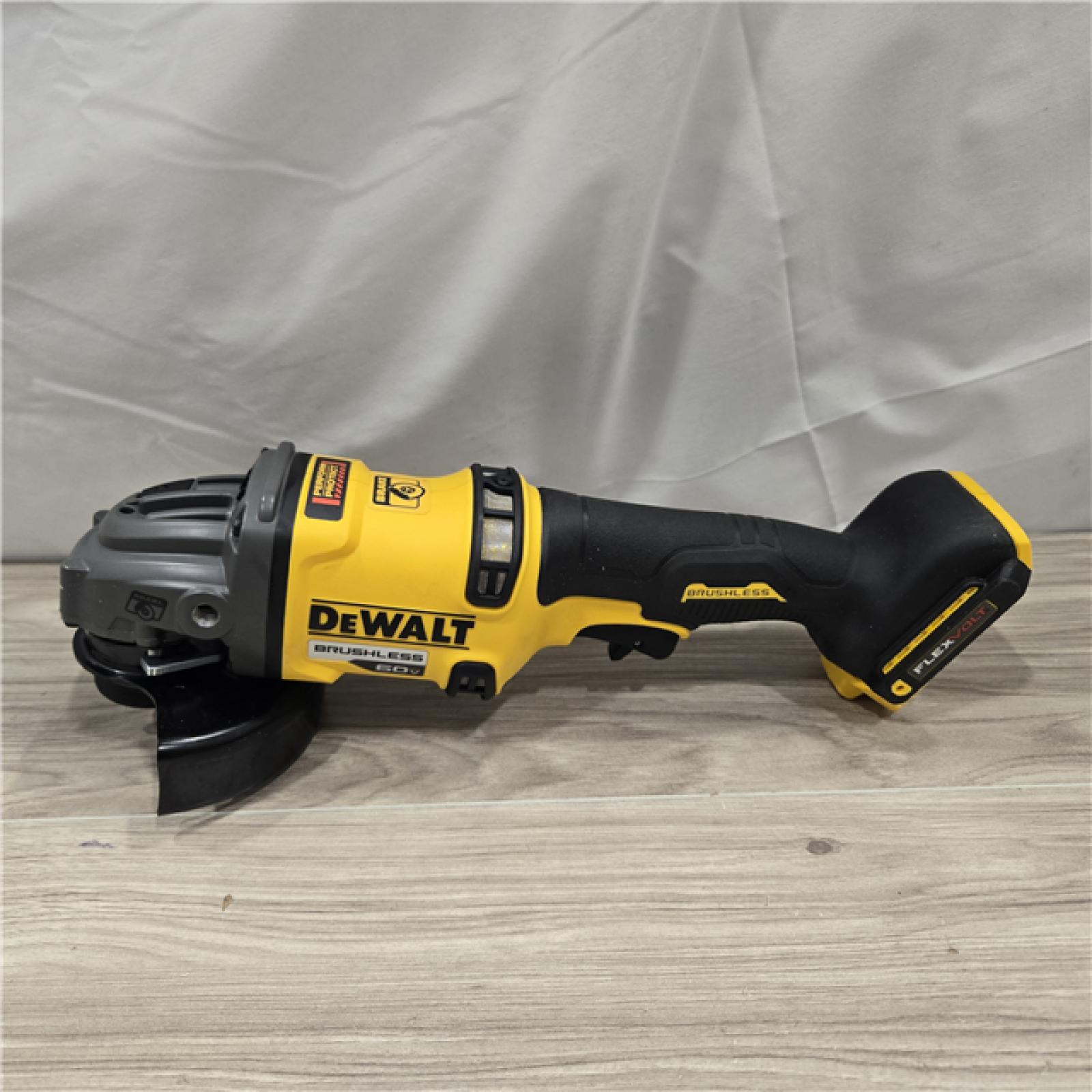 AS-IS DEWALT 60V MAX Cordless 4.5 in. to 6 in. Small Angle Grinder (Tool Only)