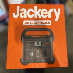 NEW! - Jackery 500-Watt Continuous/100-Watt Peak Output Power Station Explorer 550 Push Button Start Battery Generator for Outdoors