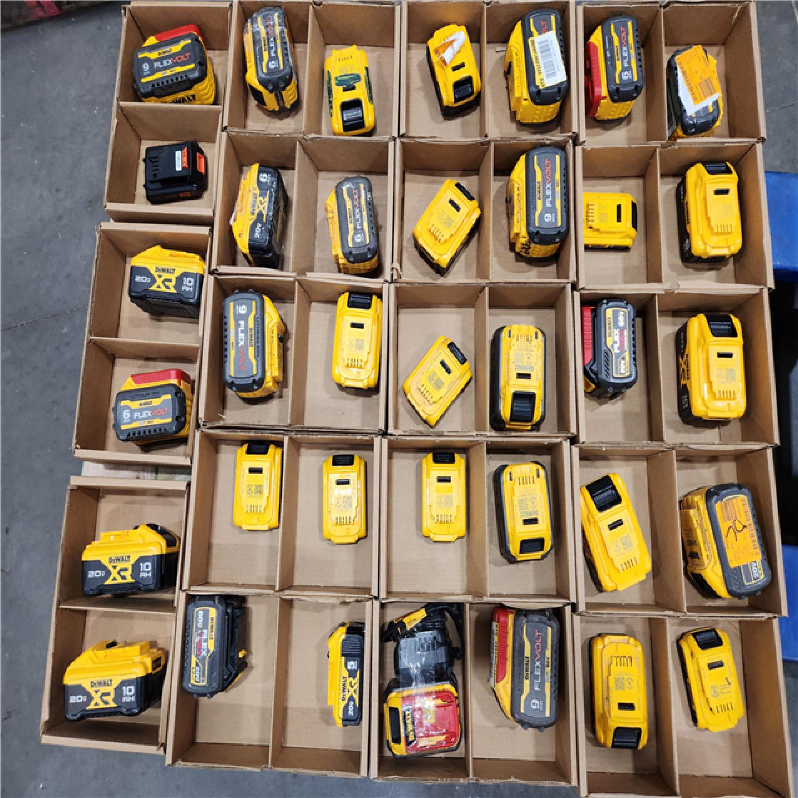 DALLAS LOCATION- AS-IS BATTERY PALLET