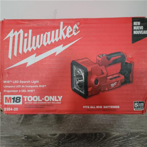 California NEW Milwaukee M18 LED Search Light (Tool Only)