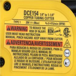 AS-IS DEWALT 20-Volt MAX XR Copper Cutter (Tool Only)