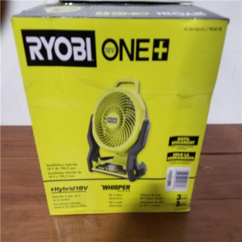 California NEW Ryobi Plus+ 18V Hybrid 7.5 Fan (Tool Only)