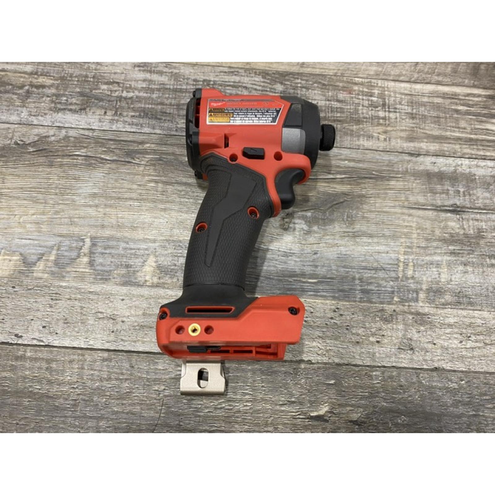 AS-IS Milwaukee FUEL 18V Lithium-Ion Brushless Cordless 1/4 in. Hex Impact Driver Kit