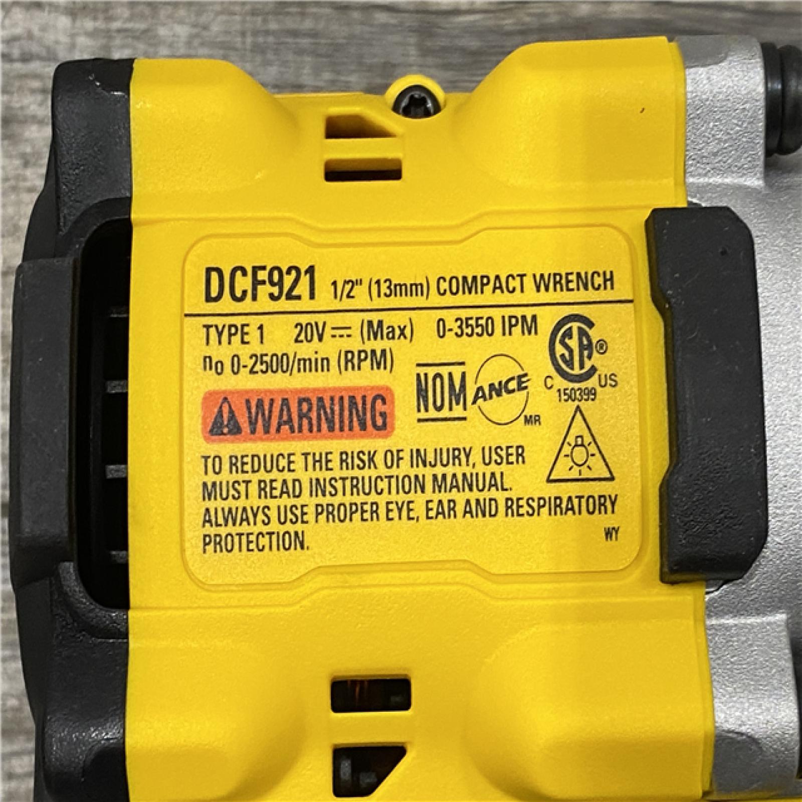 AS-IS DEWALT ATOMIC 20V MAX Cordless Brushless 1/2 in. Variable Speed Impact Wrench (Tool Only)