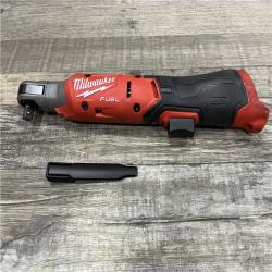 AS-IS Milwaukee FUEL 12V Lithium-Ion Compact 3/8 in. Cordless Ratchet (Tool-Only)