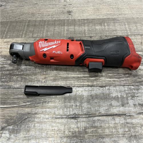 AS-IS Milwaukee FUEL 12V Lithium-Ion Compact 3/8 in. Cordless Ratchet (Tool-Only)