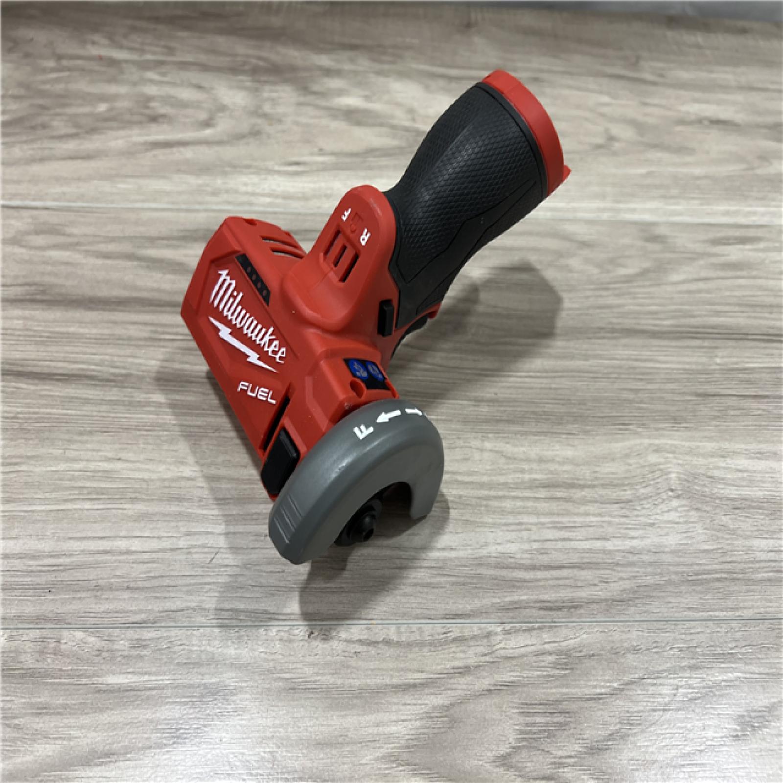 AS-IS Milwaukee  FUEL 12V Lithium-Ion Brushless Cordless 3 in. Cut Off Saw (Tool-Only)