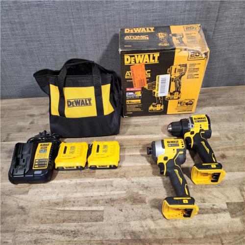 HOUSTON LOCATION - AS-IS DEWALT ATOMIC 20-Volt MAX Lithium-Ion Cordless Combo (2-Tool) Kit