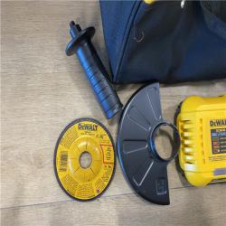 AS-IS DEWALT FLEXVOLT 60-Volt MAX Brushless 4-1/2 in. - 6 in. Cordless Grinder with Kickback Brake Kit (D)
