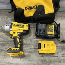 AS-IS DEWALT 20V MAX Lithium-Ion Cordless 1/2 in. Impact Wrench Kit