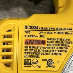 AS-IS DEWALT 20V MAX XR Cordless Brushless Jigsaw (Tool Only)