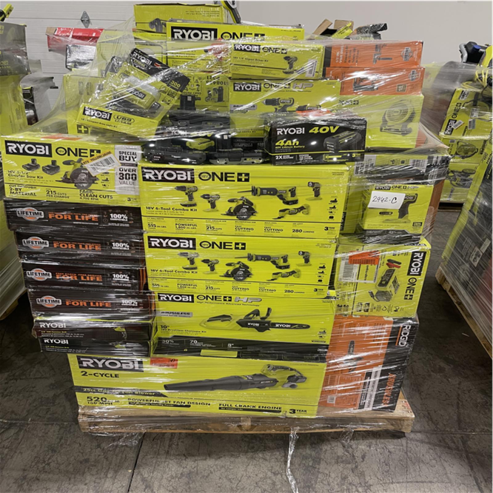 Pittston Location As-Is Power Tools Partial Truckload (10 pallets) 2962-C