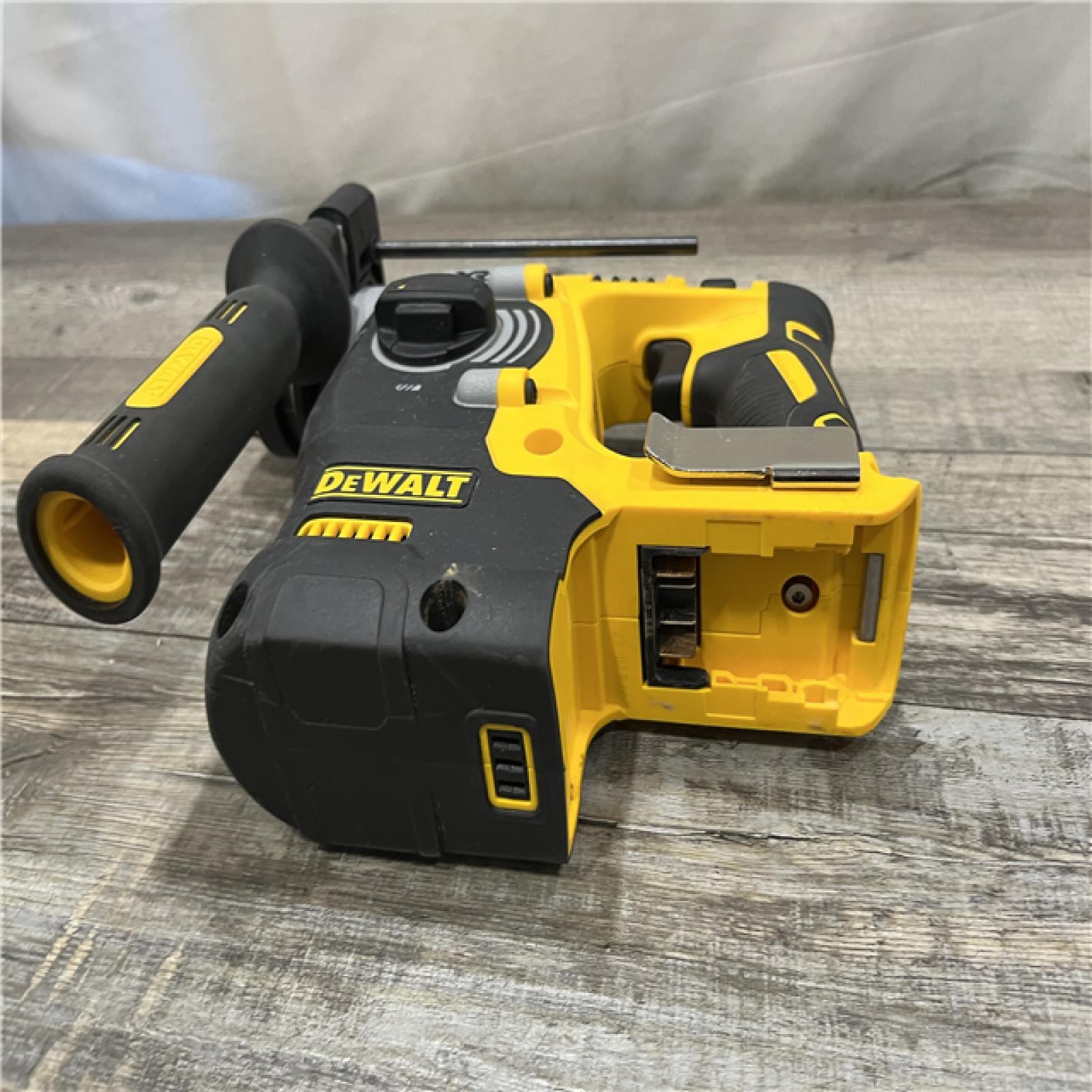 AS-IS DEWALT 20V MAX XR Cordless Brushless 1 in. SDS Plus L-Shape Rotary Hammer (Tool Only)