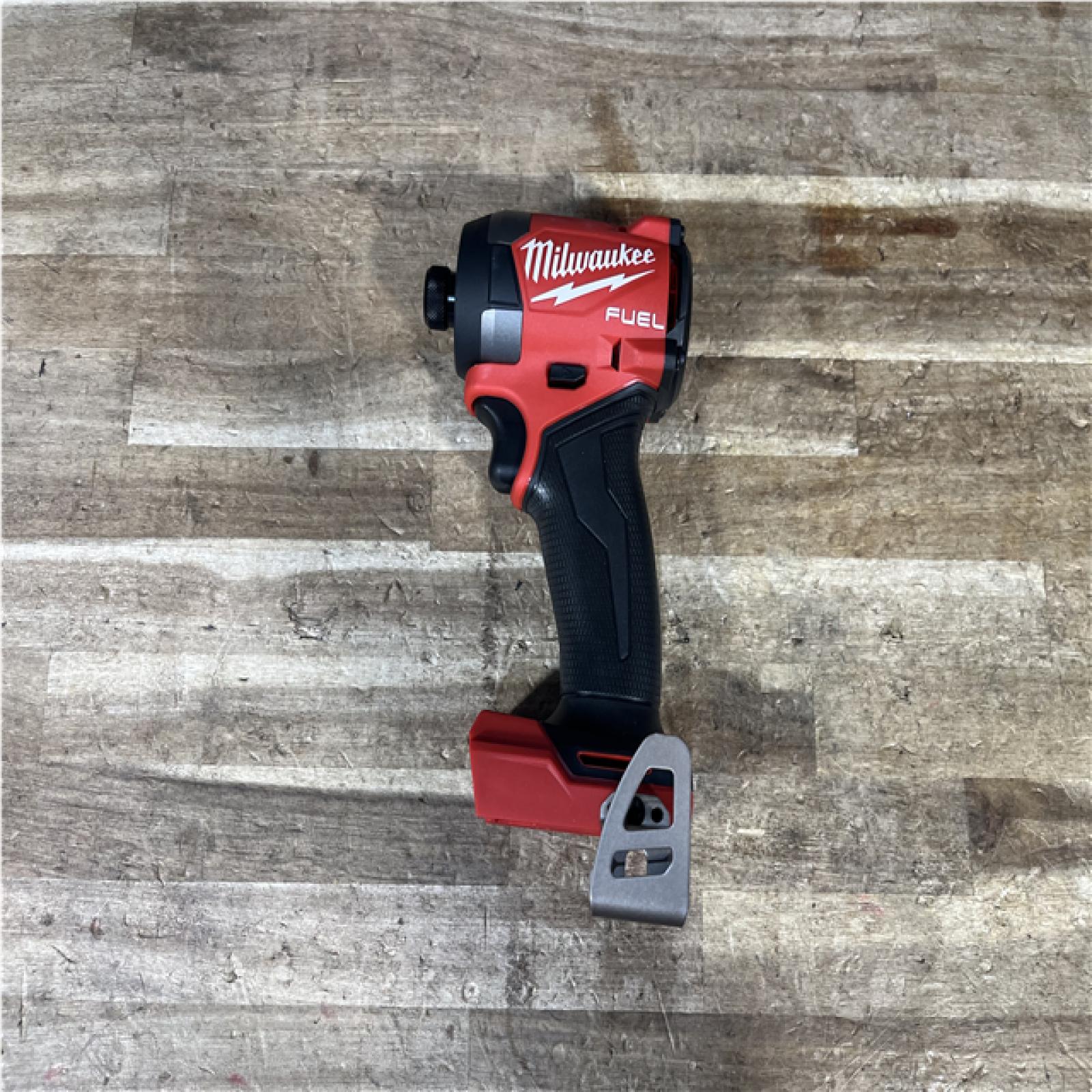 Houston Location AS-IS Milwaukee FUEL 18V Lithium-Ion Brushless Cordless 1/4 in. Hex Impact Driver (Tool-Only)