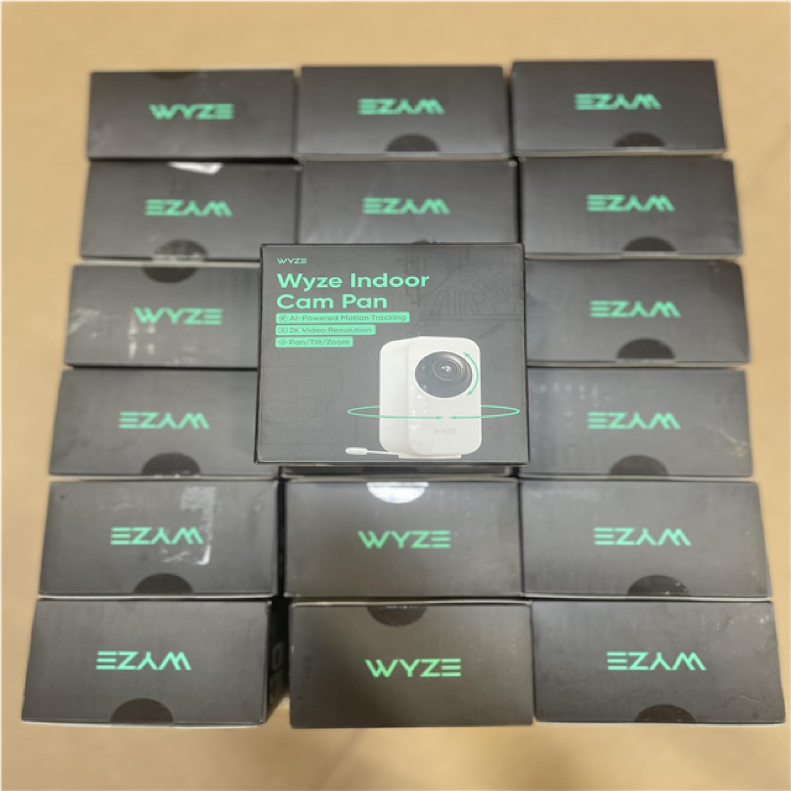 DALLAS LOCATION- NEW! WYZE  Indoor 2K Resolution Panoramic Camera (39 CASES)