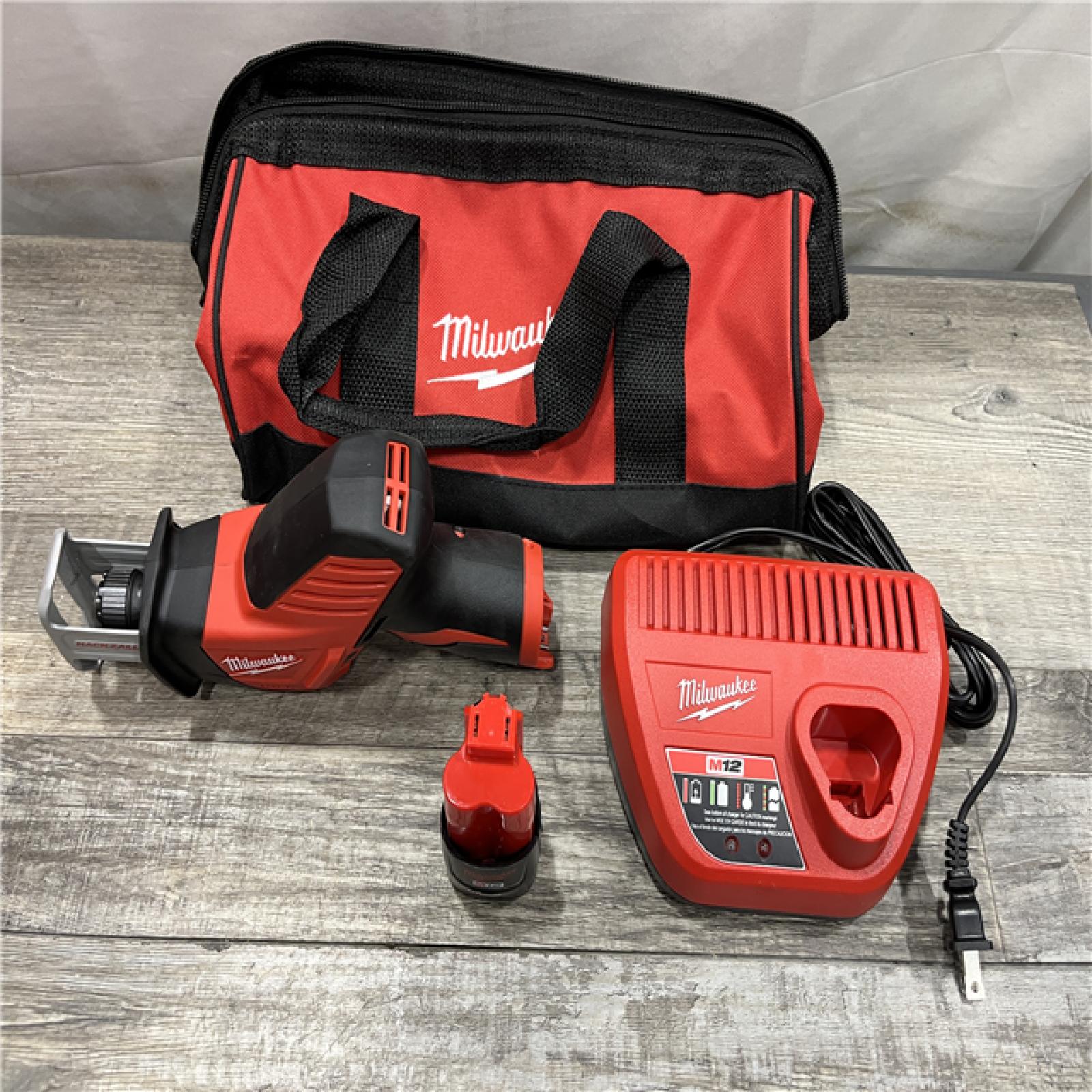 AS-IS Milwaukee 12V Lithium-Ion HACKZALL Cordless Reciprocating Saw Kit