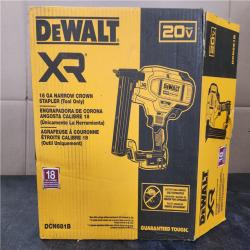 Phoenix NEW DEWALT 20V MAX XR Lithium-Ion Cordless 18-Gauge Narrow Crown Stapler (Tool Only)