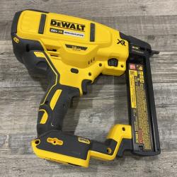 AS-IS DEWALT 20V MAX XR Lithium-Ion Cordless 18-Gauge Narrow Crown Stapler Kit