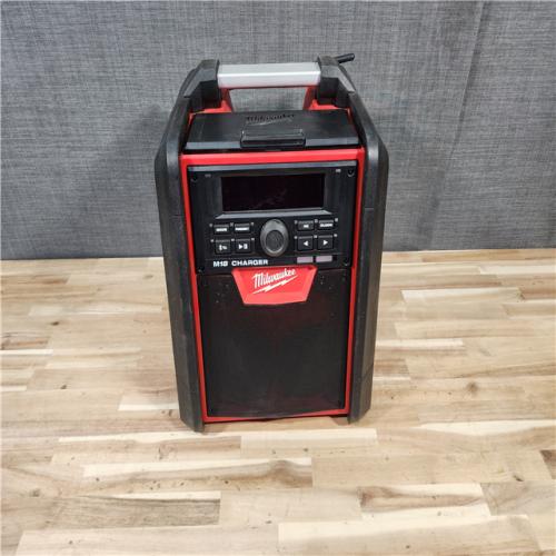HOUSTON LOCATION - AS-IS Milwaukee M18 Lithium-Ion Cordless Jobsite Radio/Charger