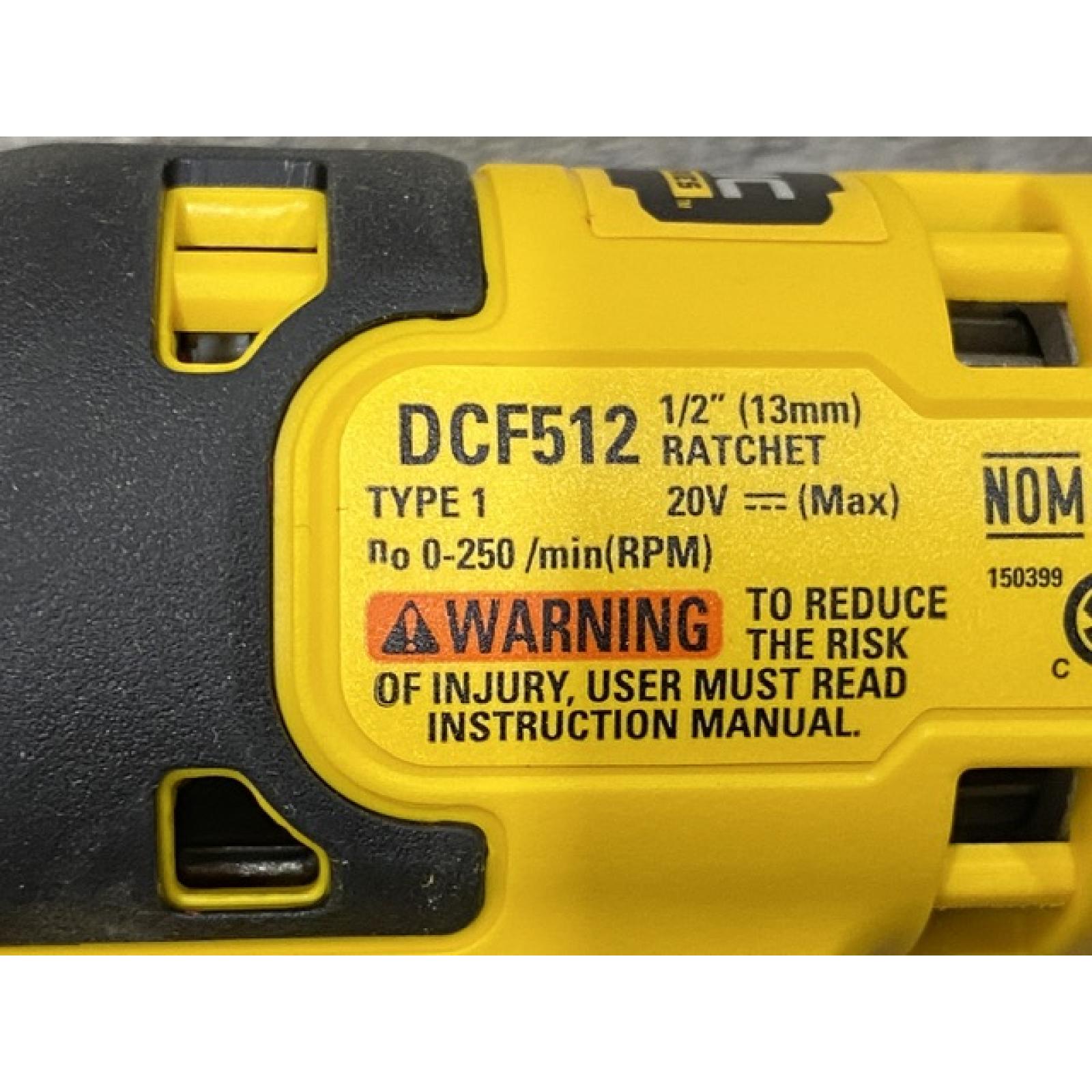 AS-IS DEWALT ATOMIC 20V MAX Cordless 1/2 in. Ratchet (Tool Only)