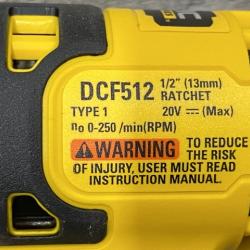 AS-IS DEWALT ATOMIC 20V MAX Cordless 1/2 in. Ratchet (Tool Only)