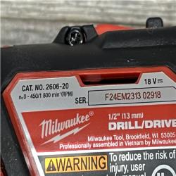 AS-IS Milwaukee 18V Lithium-Ion Cordless Drill Driver/Impact Driver Combo Kit