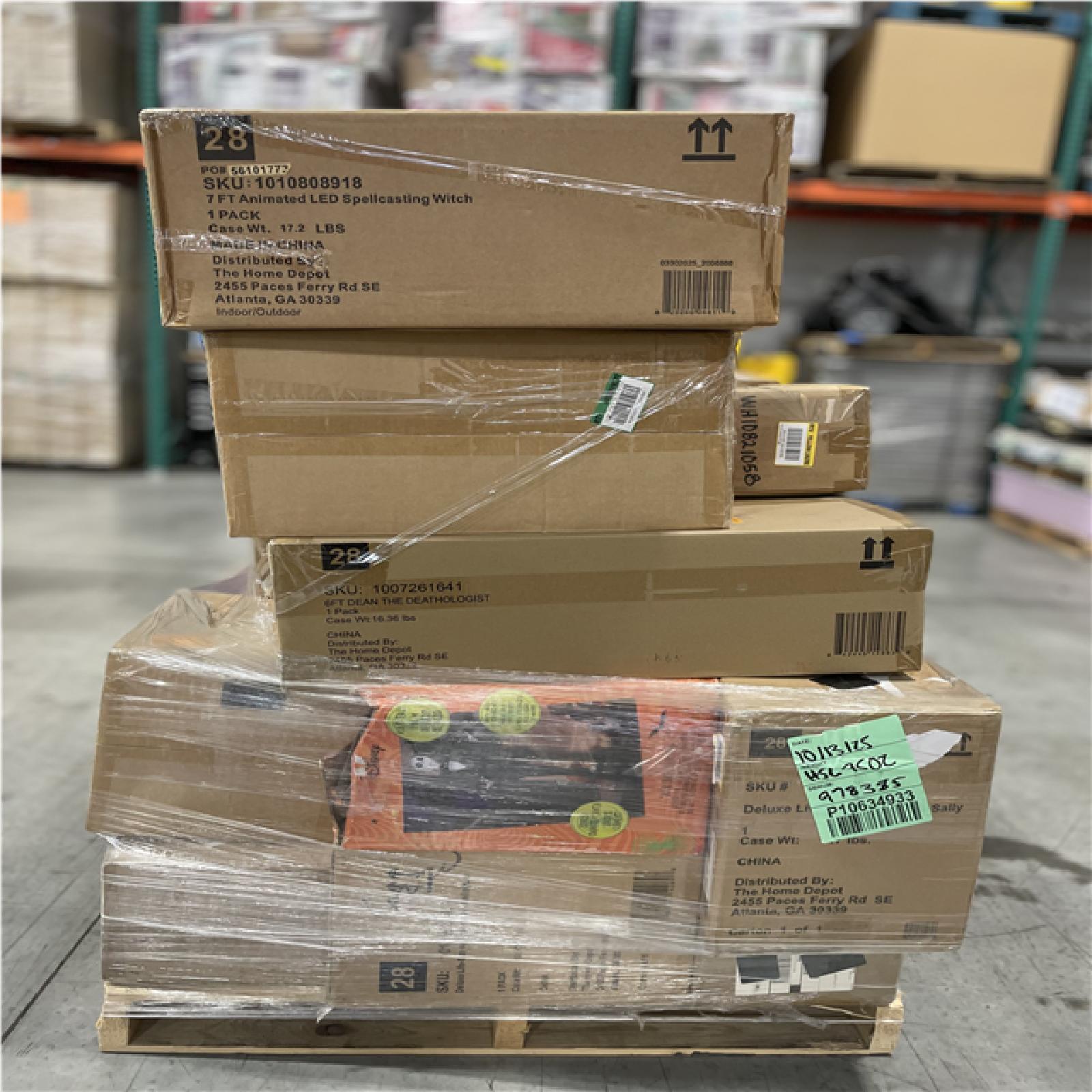 DALLAS LOCATION- AS-IS ASSORTED HALLOWEEN DECORATION PALLET