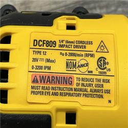 AS-IS DEWALT Atomic 20V Max Lithium-Ion Brushless Cordless Compact 1/4 in. Impact Driver Kit