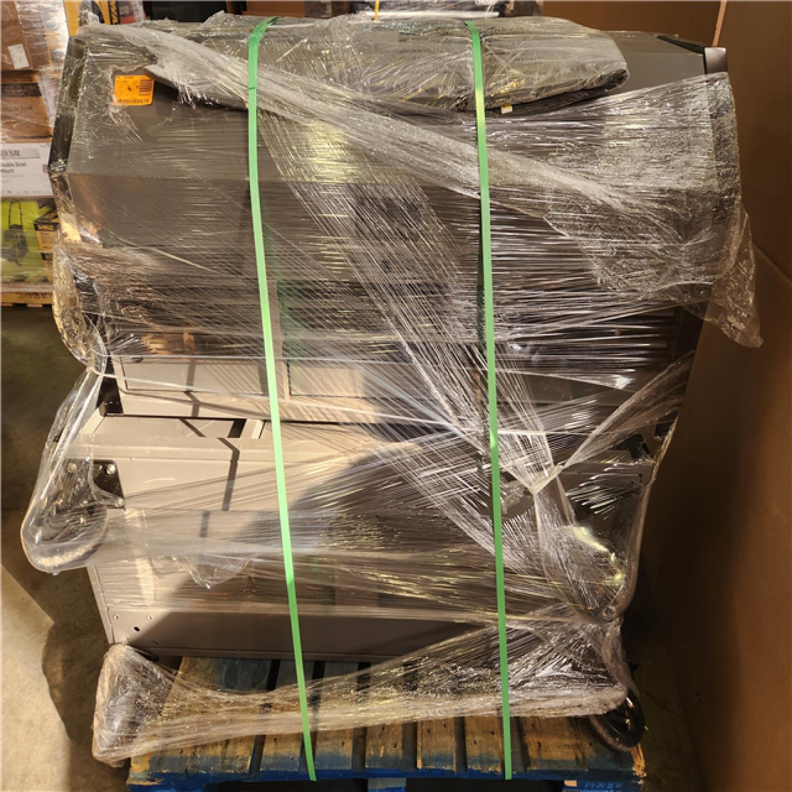 Phoenix AS-IS Husky Tool Storage 52 in. W Heavy Duty Matte Gray Tool Chest Combo