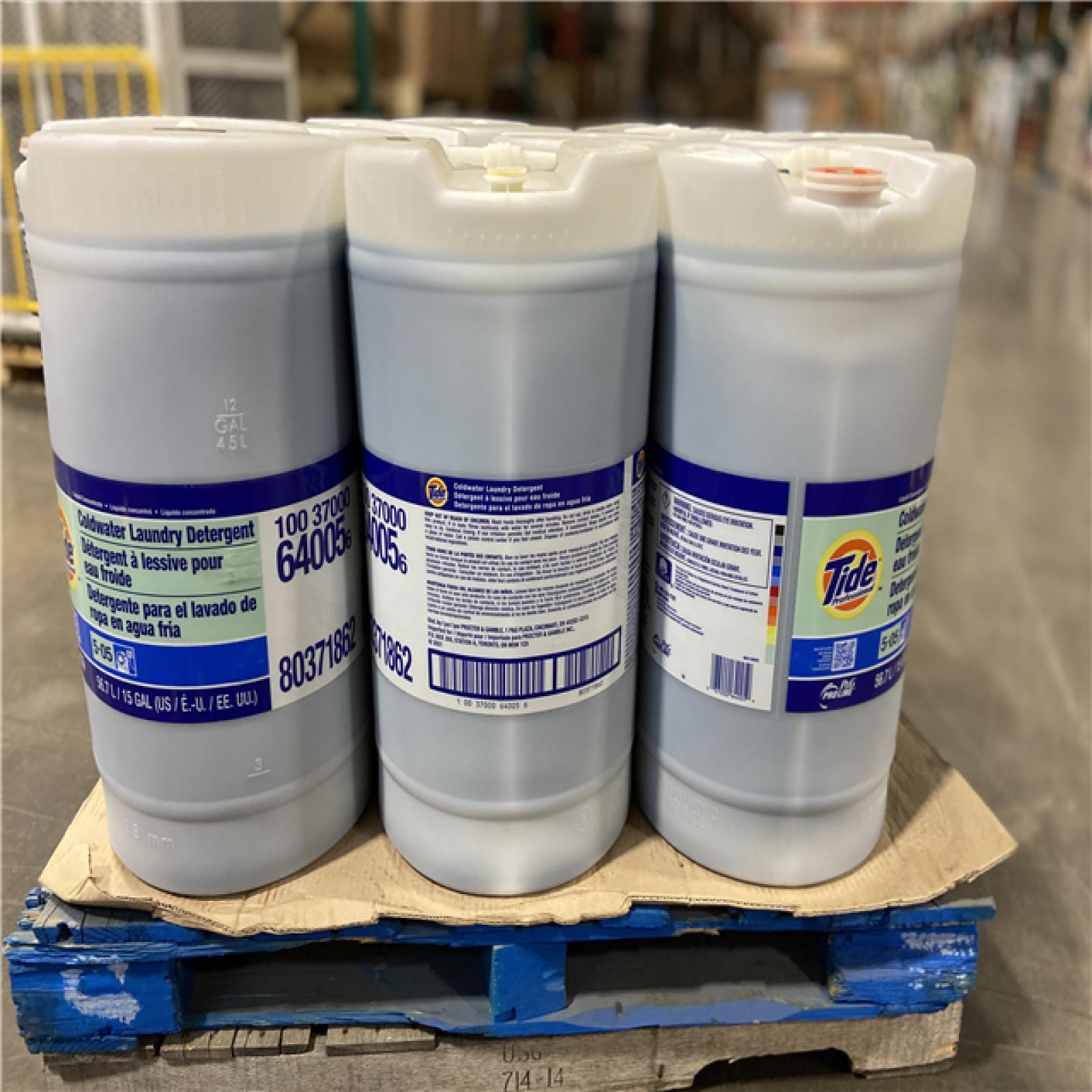 DALLAS LOCATION - P&G Pro Line® Tide® Professional Coldwater Laundry Detergent PALLET - (8 UNITS)