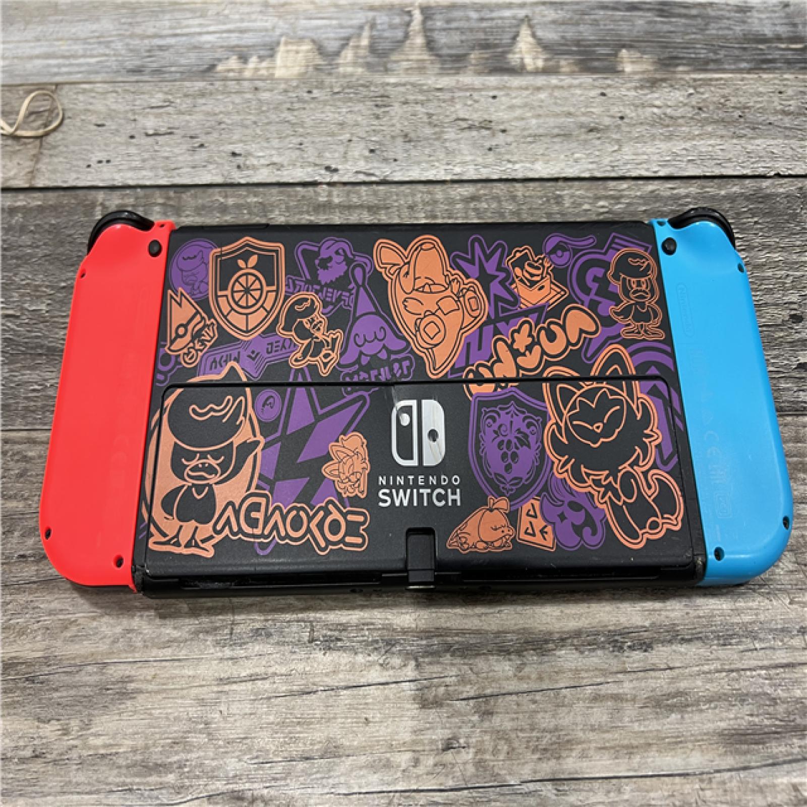 AS-IS Nintendo Switch Console with Pokemon Scarlet