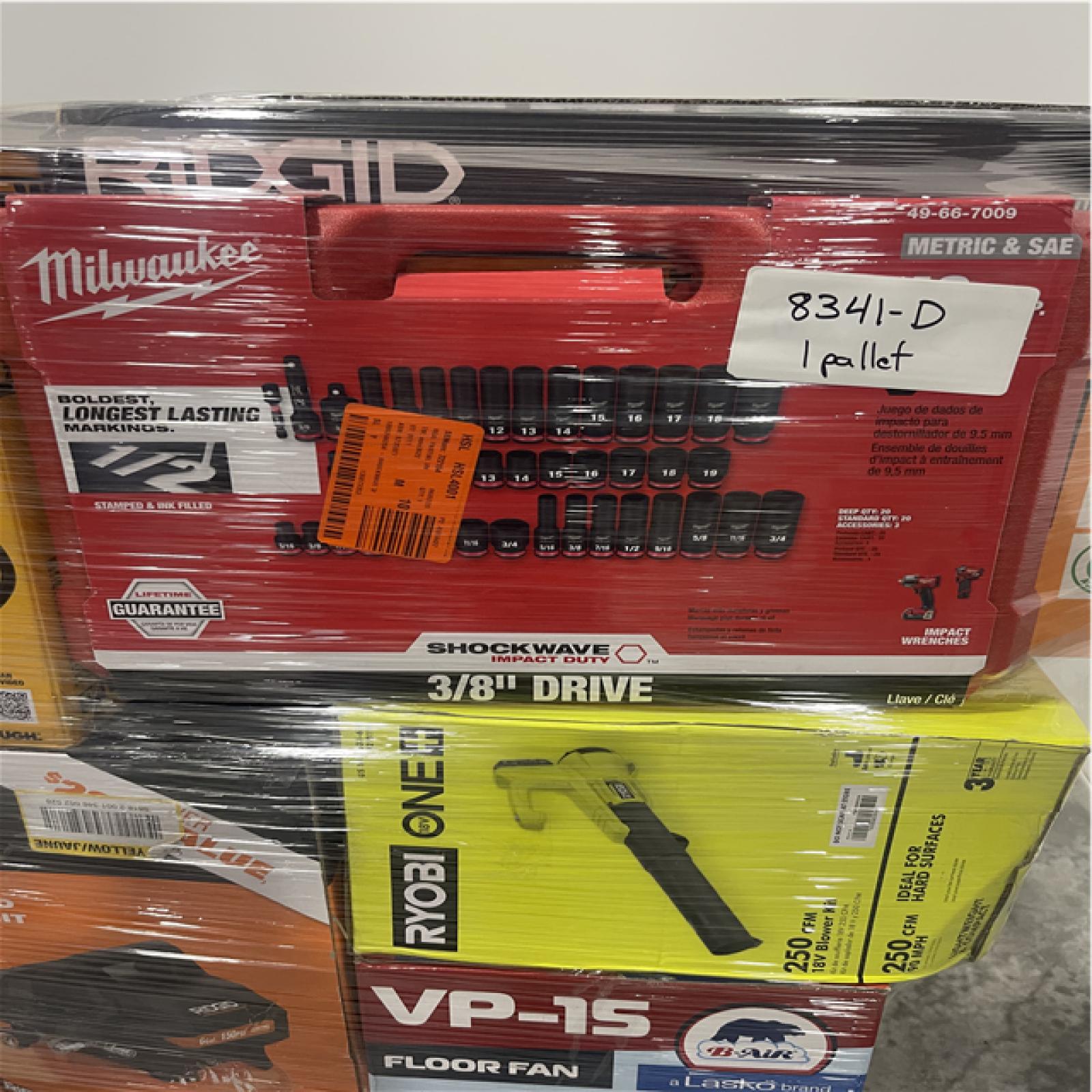 Atlanta Location As-Is Tools and more (one Pallet) 8341-D