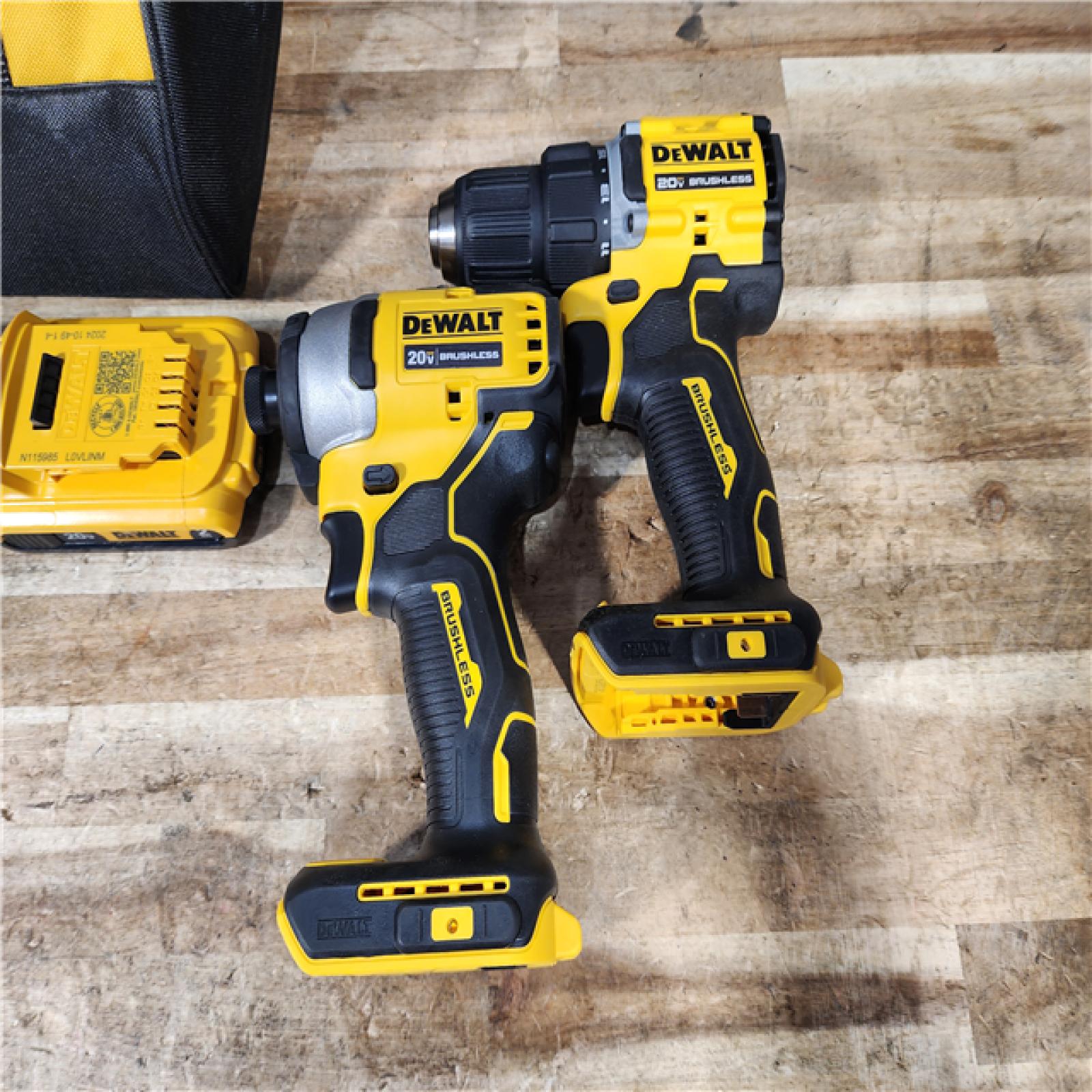 HOUSTON LOCATION - AS - IS DEWALT ATOMIC 20-Volt MAX Lithium-Ion Cordless Combo Kit