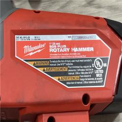 AS-IS Milwaukee FUEL 18V Lithium-Ion Brushless Cordless 1 in. SDS-Plus Rotary Hammer (Tool-Only)