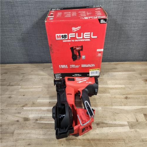 HOUSTON LOCATION - AS-IS (APPEARS LIKE NEW) Milwaukee M18 FUEL Coil Roofing Nailer (TOOL ONLY)