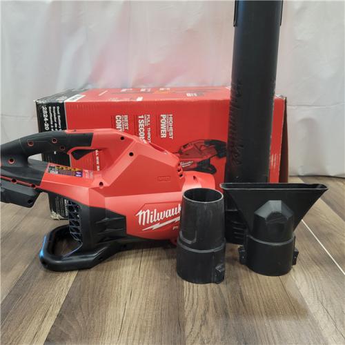 AS-IS Milwaukee M18 FUEL Dual Battery 145 Mph 600 CFM 18 V Battery Handheld Blower Tool Only