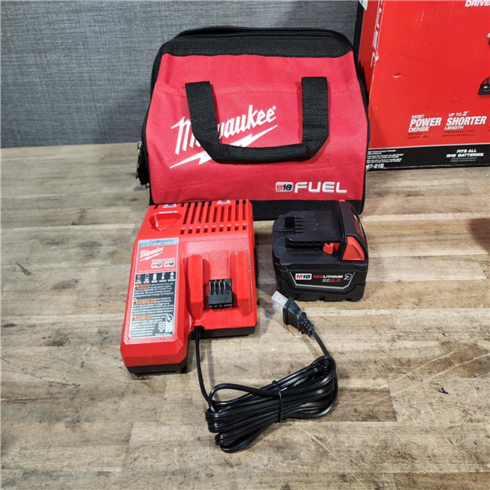 HOUSTON LOCATION - AS-IS Milwaukee FUEL 18V Lithium-Ion Brushless Cordless 1/2 in. Impact Wrench w/Friction Ring Kit