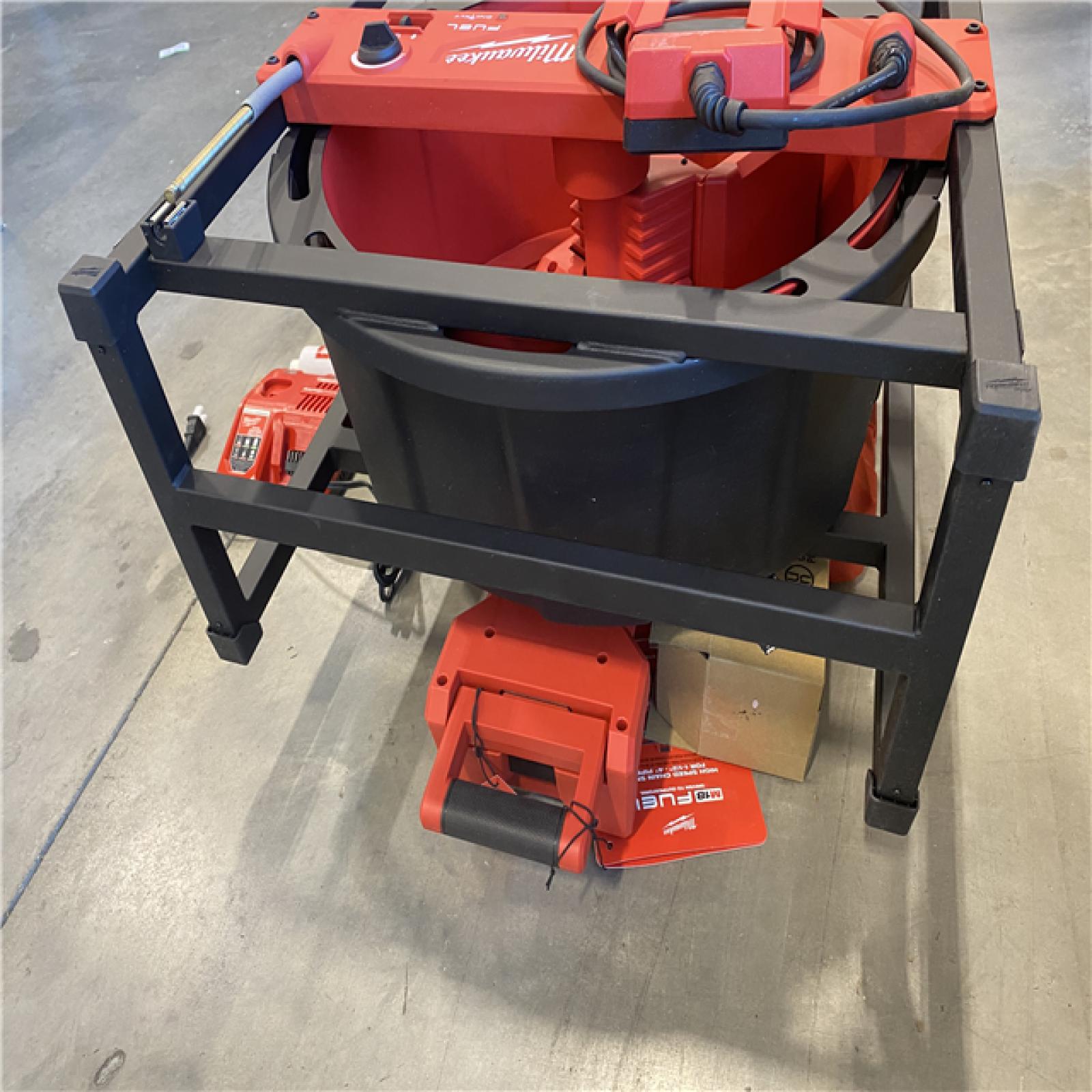 AS-IS Milwaukee High Speed Chain Snake for 1-1/2 -4 Pipes