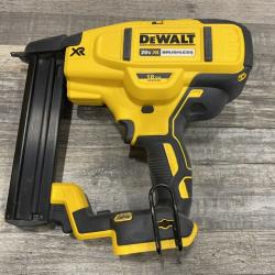 AS-IS DEWALT 20V MAX XR Lithium-Ion Cordless 18-Gauge Narrow Crown Stapler Kit