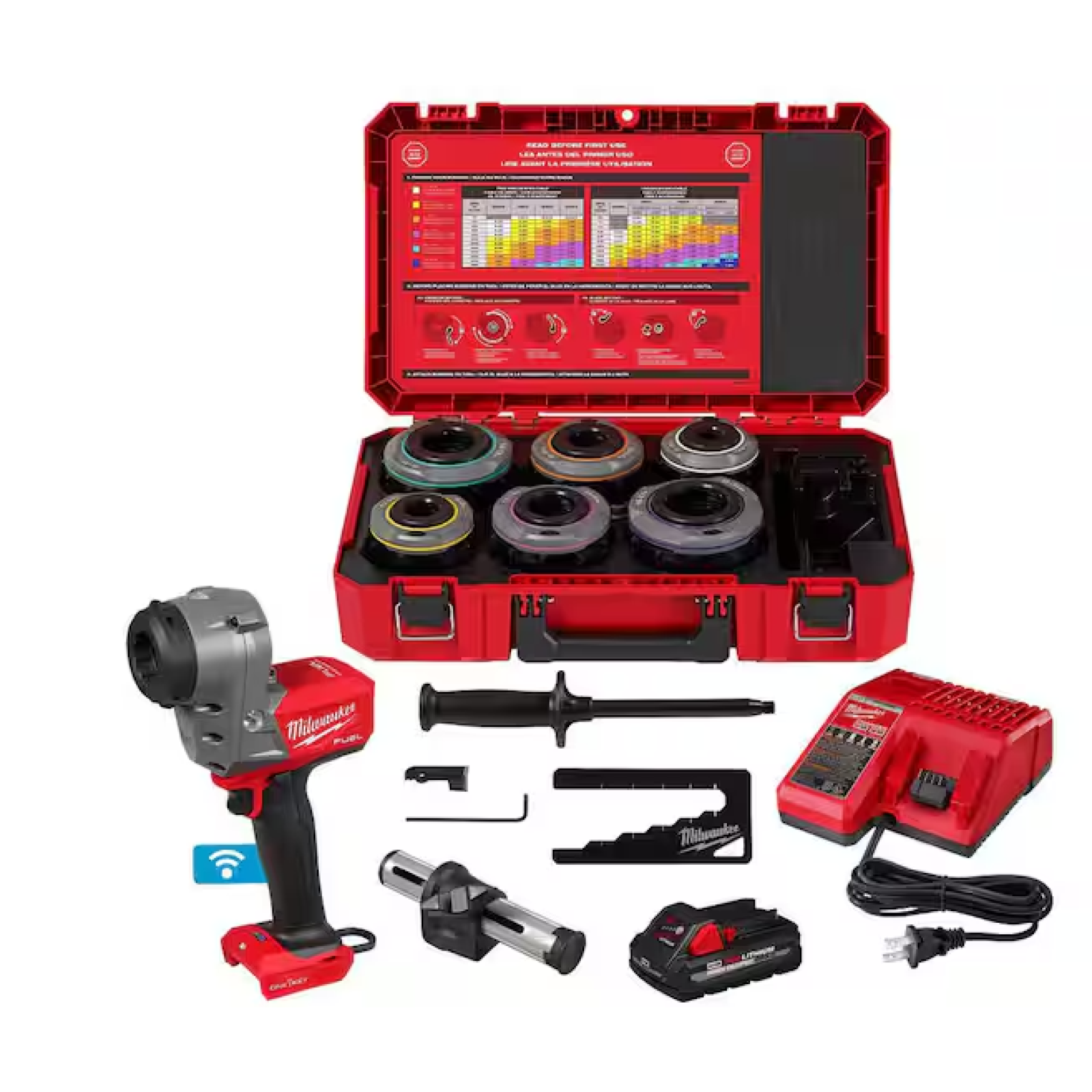 NEW MILWAUKEE M18 FUEL 18V Lithium-Ion Cordless Covered Conductor Cable Stripper Kit