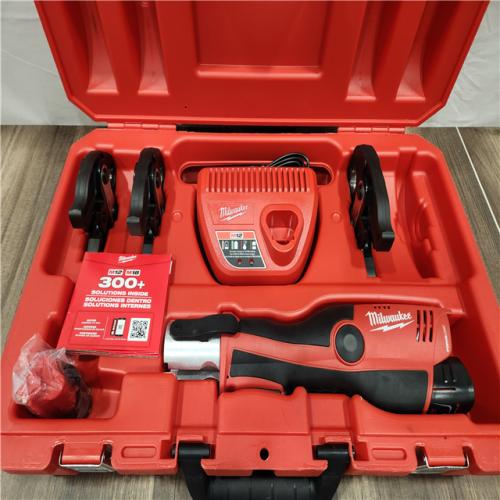 AS-IS- MILWAUKEE 12-Volt Lithium-Ion Force Logic Cordless Press Tool Kit