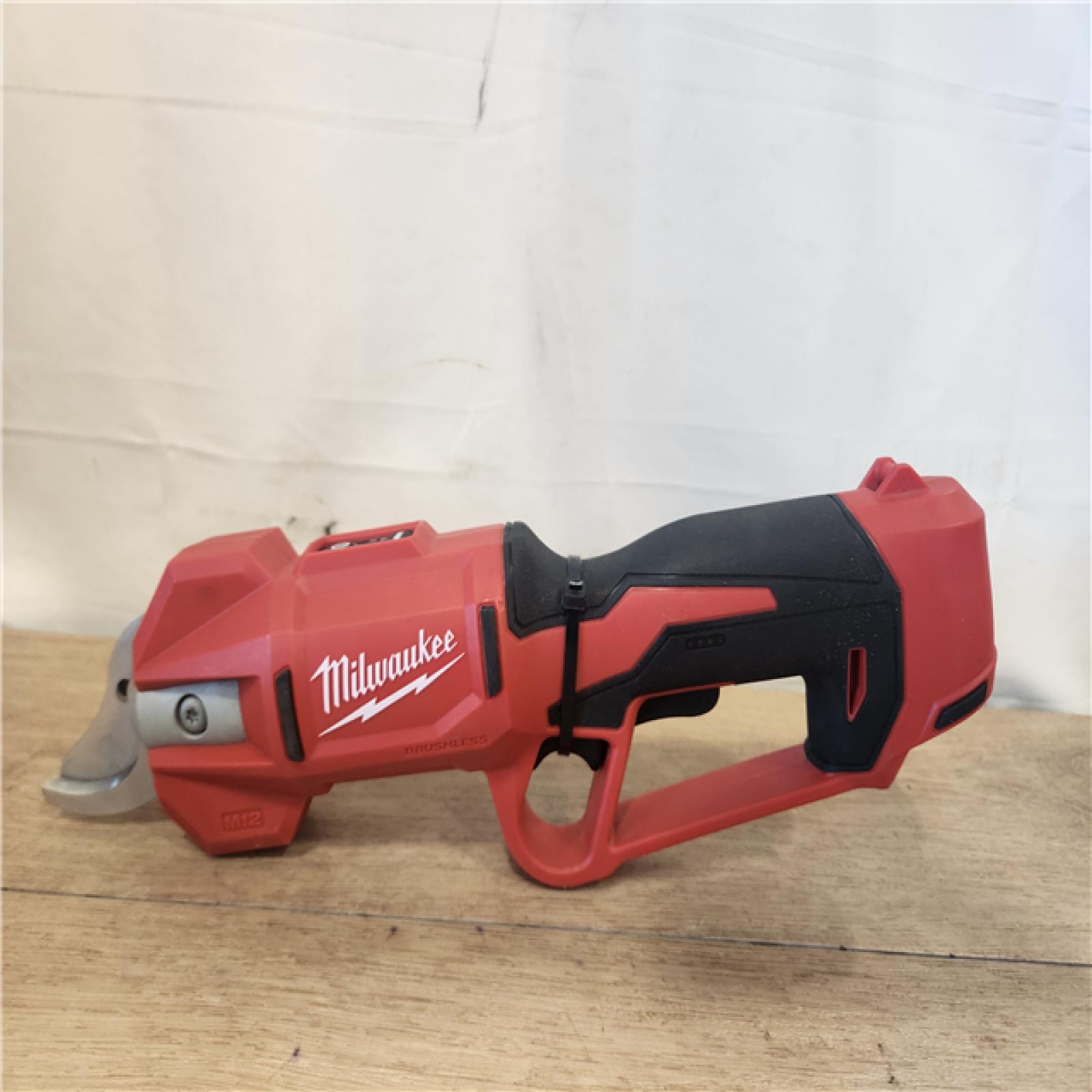 AS-IS- Milwaukee 12V Cordless Brushless Pruner Shears (Tool Only)