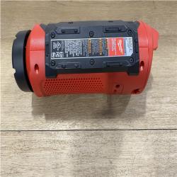 AS-IS - Milwaukee 12-Volt Lithium-Ion Cordless Bluetooth Jobsite Speaker with PACKOUT Compatibility Tool Only